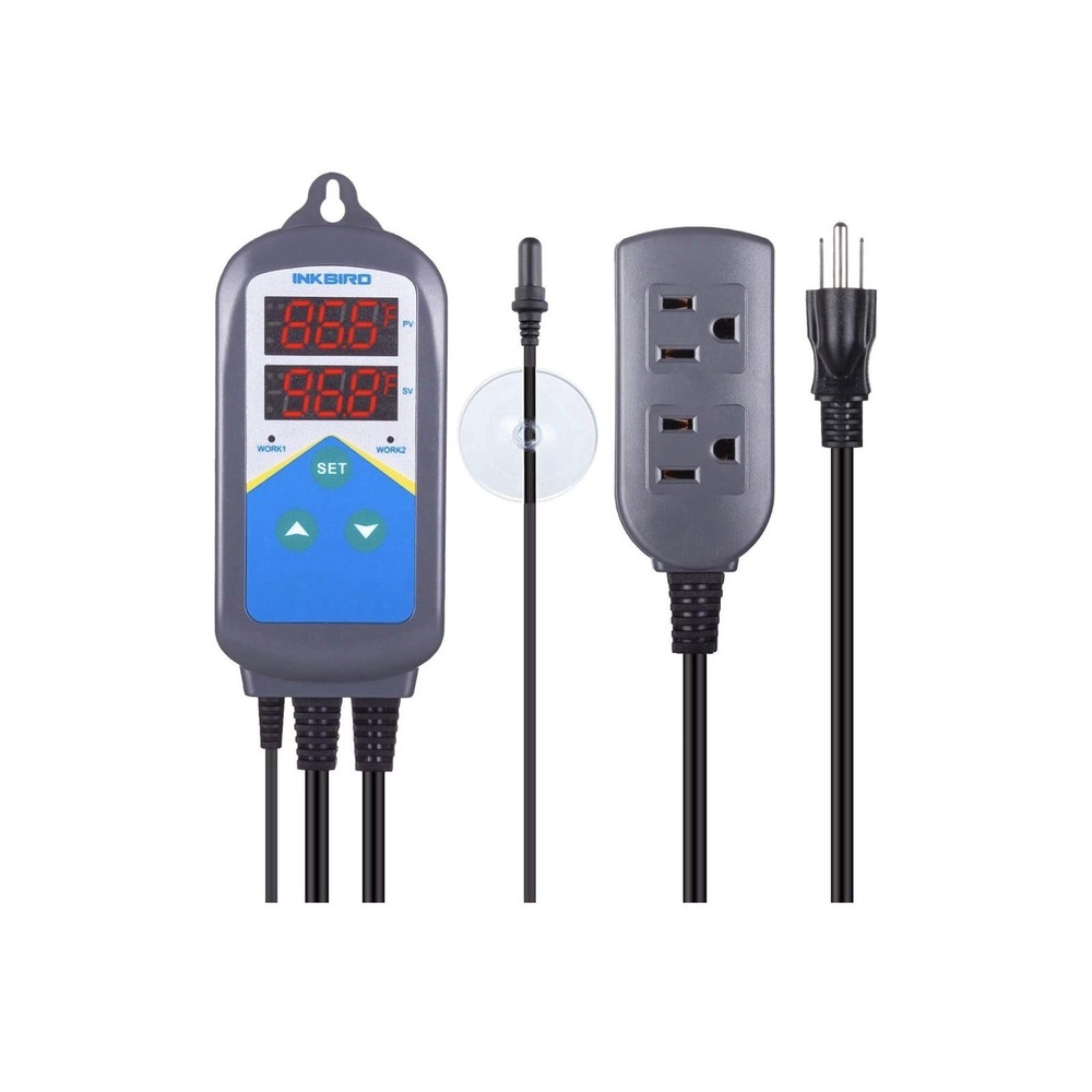 12N30- Inkbird Digital Outlet Heat Temperature Controller with Day Night Control